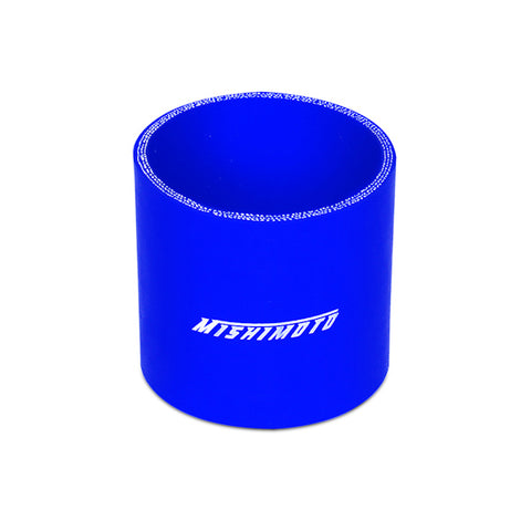Mishimoto MMCP-25SBL Straight Coupler  Blue  Silicone  2.50in