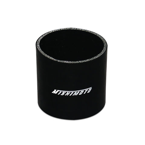 Mishimoto MMCP-30SBK Straight Coupler  Black  Silicone  3.00in
