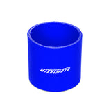 Mishimoto MMCP-30SBL Straight Coupler  Blue  Silicone  3.00in