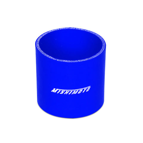Mishimoto MMCP-30SBL Straight Coupler  Blue  Silicone  3.00in