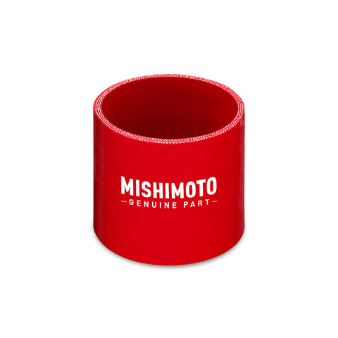 Mishimoto MMCP-30SRD Straight Coupler  Red  Silicone  3.00in