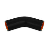 Mishimoto MMCP-3545BK 45-Degree Coupler  Black  Silicone  3.50in