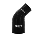 Mishimoto MMCP-R45-2030BK 45-Degree Transition Coupler  Black  Silicone  2.00in To 3.00in