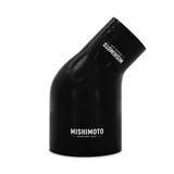 Mishimoto MMCP-R45-2540BK 45-Degree Transition Coupler  Black  Silicone  2.50in To 4.00in