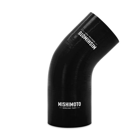 Mishimoto MMCP-R45-30325BK 45-Degree Transition Coupler  Black  Silicone  3.00in To 3.25in