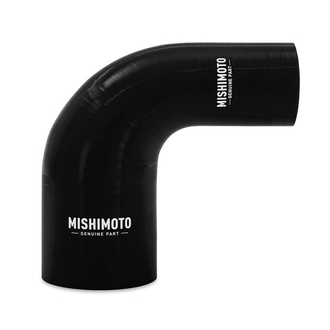 Mishimoto MMCP-R90-17525BK 90-Degree Transition Coupler  Black  Silicone  1.75in To 2.50in