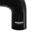 Mishimoto MMCP-R90-17525BK 90-Degree Transition Coupler  Black  Silicone  1.75in To 2.50in
