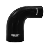 Mishimoto MMCP-R90-2540BK 90-Degree Transition Coupler  Black  Silicone  2.50in To 4.00in