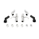 Mishimoto MMEXH-CAM4-16ADTRBK Dual Tip Race Axle-Back Exhaust  Black  Fits Chevrolet Camaro 2.0T 2016-2024