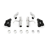 Mishimoto MMEXH-CAM4-16AQTRBK Quad Tip Race Axle-Back Exhaust  Black  Fits Chevrolet Camaro 2.0T 2016-2024