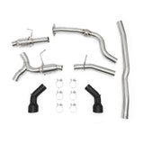 Mishimoto MMEXH-CAM4-16DTPBK Dual Tip Pro Cat-Back Exhaust  Black  Fits Chevrolet Camaro 2.0T 2016-2024