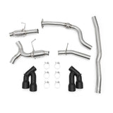 Mishimoto MMEXH-CAM4-16QTPBK Quad Tip Pro Cat-Back Exhaust  Black  Fits Chevrolet Camaro 2.0T 2016-2024