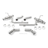 Mishimoto MMEXH-CAM8-16ADTPP Dual Tip Pro Axle-Back Exhaust  Polished  Fits Chevrolet Camaro SS 2016-2024