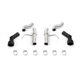 Mishimoto MMEXH-CAM8-16ADTRBK Dual Tip Race Axle-Back Exhaust  Black  Fits Chevrolet Camaro SS 2016-2024