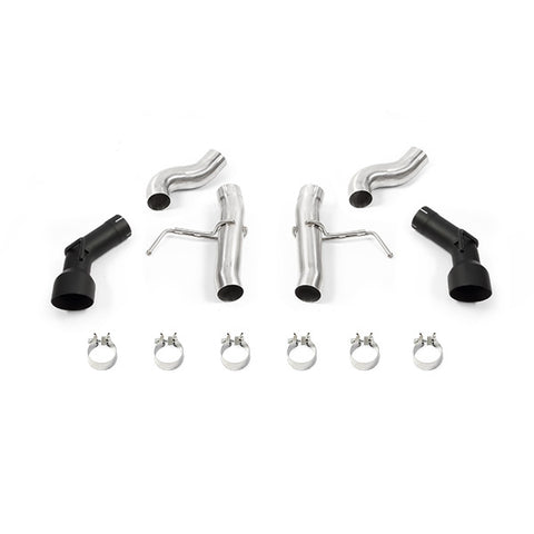 Mishimoto MMEXH-CAM8-16ADTRBK Dual Tip Race Axle-Back Exhaust  Black  Fits Chevrolet Camaro SS 2016-2024