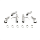 Mishimoto MMEXH-CAM8-16ADTRP Dual Tip Race Axle-Back Exhaust  Polished  Fits Chevrolet Camaro SS 2016-2024