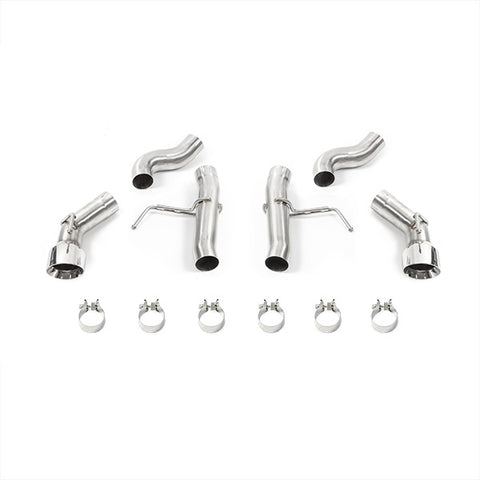Mishimoto MMEXH-CAM8-16ADTRP Dual Tip Race Axle-Back Exhaust  Polished  Fits Chevrolet Camaro SS 2016-2024