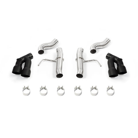 Mishimoto MMEXH-CAM8-16AQTRBK Quad Tip Race Axle-Back Exhaust  Black  Fits Chevrolet Camaro SS 2016-2024