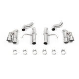 Mishimoto MMEXH-CAM8-16AQTRP Quad Tip Race Axle-Back Exhaust  Polished  Fits Chevrolet Camaro SS 2016-2024