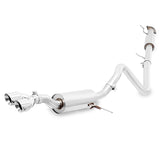 Mishimoto MMEXH-FIST-14RP Cat-Back Exhaust  Polished  Resonated  Fits Ford Fiesta ST 2014-2019