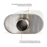 Mishimoto MMEXH-MF-25CCBR Universal Stainless-Steel Exhaust Muffler  2.5inch