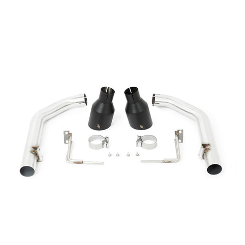 Mishimoto MMEXH-MUS8-15ARBK Race Axle-Back Exhaust  Black Tips  Fits Ford Mustang GT 2015-2017