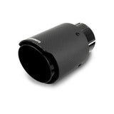 Mishimoto MMEXH-TIP-CF3BK Exhaust Tip  Black/Carbon Fiber  Single  3.00in