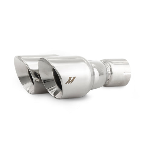 Mishimoto MMEXH-TIP-FSTP Exhaust Tip  Polished  Dual Offset  2.50in Inlet  3.00in Outlet