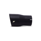 Mishimoto MMEXH-TIP-SWBK Exhaust Tip  Black  Single Wall  4in Inlet  5in Outlet