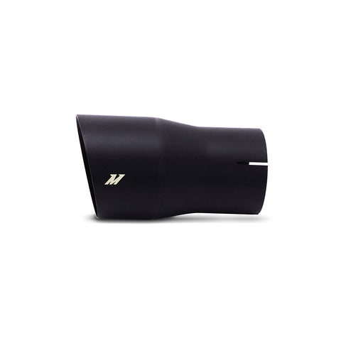 Mishimoto MMEXH-TIP-SWBK Exhaust Tip  Black  Single Wall  4in Inlet  5in Outlet