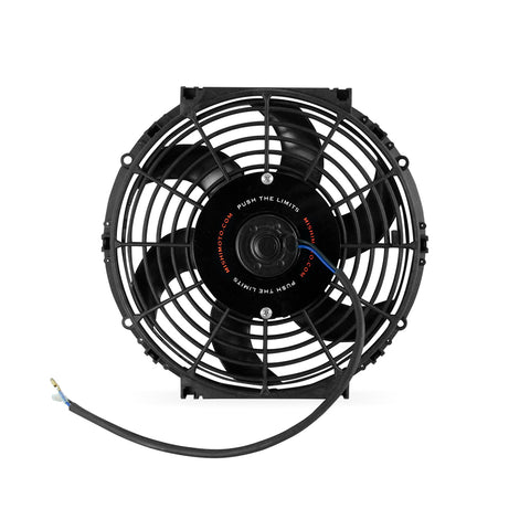 Mishimoto MMFAN-10C Electric Fan  Slim  Curved Blade  Black  10 In