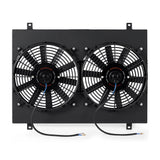 Mishimoto MMFS-MUS-79BK Performance Aluminum Radiator Fan Shroud Kit  Black  Fits Ford Mustang 1979-1993