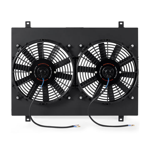 Mishimoto MMFS-MUS-79BK Performance Aluminum Radiator Fan Shroud Kit  Black  Fits Ford Mustang 1979-1993