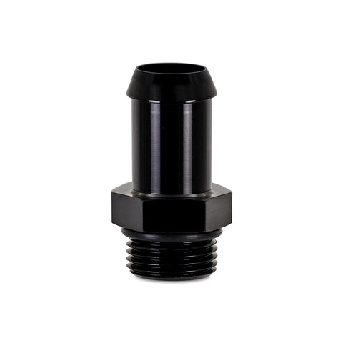 Mishimoto MMFT-10-34BK -10ORB To 3/4 In Hose Barb Aluminum Fitting  Black