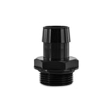 Mishimoto MMFT-16ORB-1BK -16ORB To 1in Hose Barb Aluminum Fitting  Black