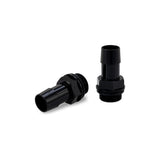 Mishimoto MMFT-M20-58BK M20x1.5 5/8in  Hose Barb Aluminum Fittings  Black  Pack Of 2