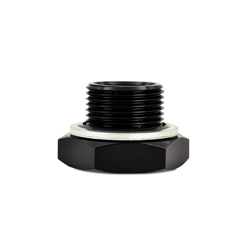 Mishimoto MMFT-M22-18NPT M22x1.5 To 1/8" NPT Aluminum Fitting  Black