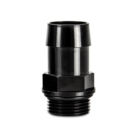 Mishimoto MMFT-M27-1BK M27x2.0 To 1in Hose Barb Aluminum Fitting  Black