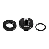 Mishimoto MMFT-NZL-18BK Aluminum 1/8in-NPT Add-On Bung For Hoses & Couplers  Black