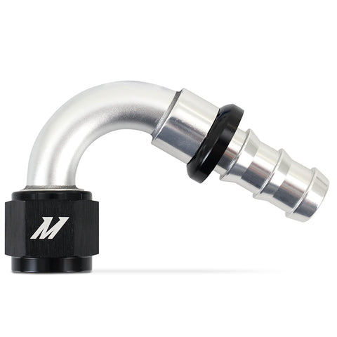 Mishimoto MMFT-PL-10120 Push-Lock Fitting  -10AN  120-Degree