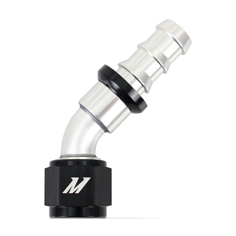 Mishimoto MMFT-PL-1045 Push-Lock Fitting  -10AN  45-Degree