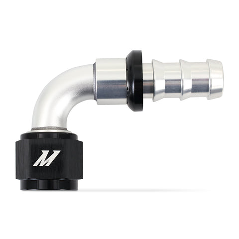 Mishimoto MMFT-PL-1090 Push-Lock Fitting  -10AN  90-Degree