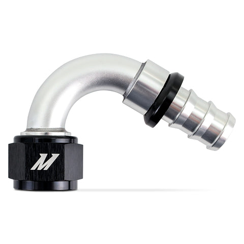 Mishimoto MMFT-PL-12120 Push-Lock Fitting  -12AN  120-Degree