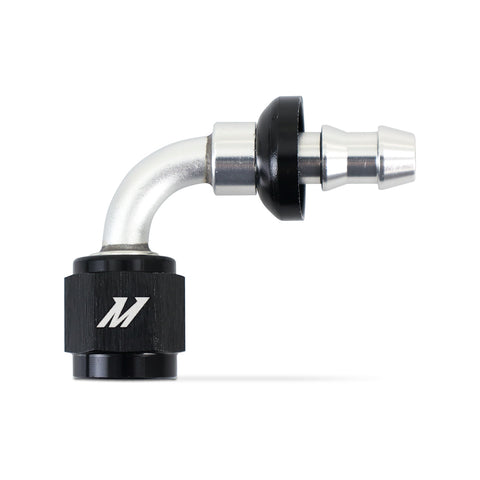 Mishimoto MMFT-PL-490 Push-Lock Fitting  -4AN  90-Degree