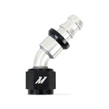 Mishimoto MMFT-PL-845 Push-Lock Fitting  -8AN  45-Degree