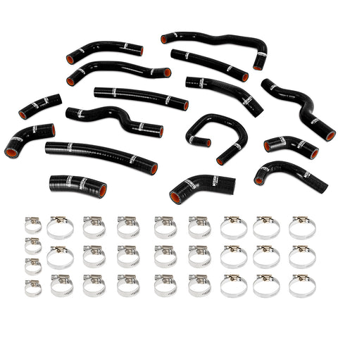 Mishimoto MMHOSE-LCR-99HHBK Silicone Heater Hose Kit  Black  Fits Toyota Land Cruiser 4.7L 1998-2002
