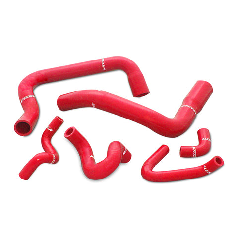 Mishimoto MMHOSE-MUS-86RD Silicone Radiator Hose Kit  Red  Fits Ford Mustang GT/Cobra 1986-1993