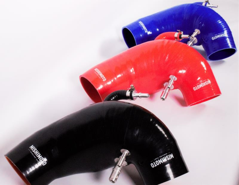 Mishimoto MMHOSE-MUS8-15IHRD Silicone Induction Hose  Red  Fits Ford Mustang GT 2015-2017