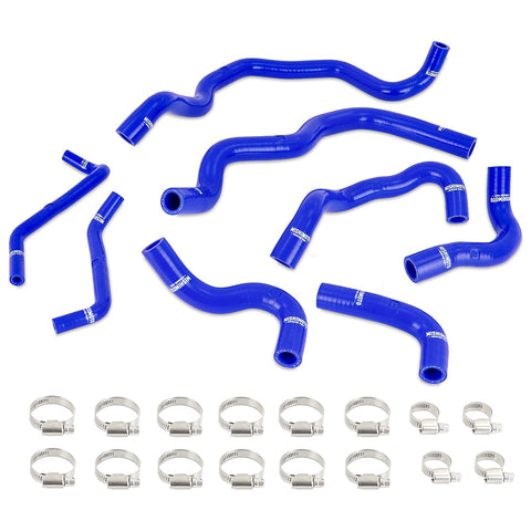 Mishimoto MMHOSE-Q50-16ANCBL Silicone Intercooler Coolant Hose Kit  Blue  Fits Infiniti Q50/Q60 3.0T 2016-24