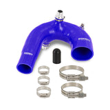 Mishimoto MMHOSE-RZR-16AIBL Silicone Intake J-Tube  Blue  Fits Polaris RZR XP Turbo 2016-2024